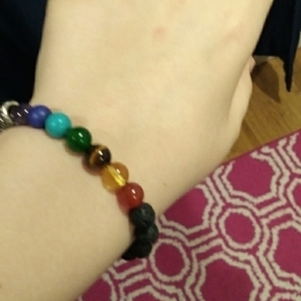 A chakra bracelet